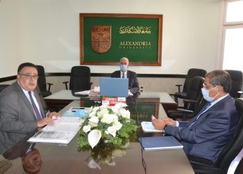 مجلس جامعة الاسكندرية يقر تطبيق نظام التعليم الهجين وتغيير نظم الامتحانات