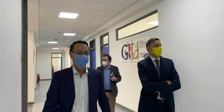 د اشرف منصور والسفير الألمانى