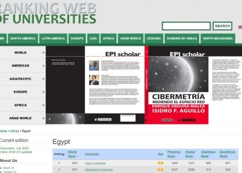 تقدم جامعة الإسكندرية 118 مركزًا في التصنيف الإسباني