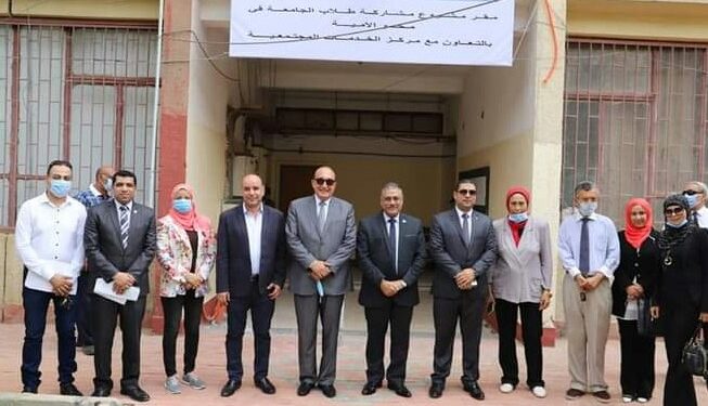 تربية«عين شمس» تستقبل الطلاب للمشاركة في المشروع القومي لمحو الأمية