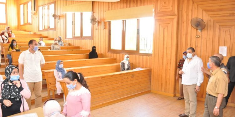 بدء اختبارات القدرات لكليتي التربية الرياضية والنوعية بجامعة كفرالشيخ