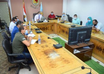 جامعتي سوهاج والمنصورة تبحثان آليات التحول الرقمي عبر تقنية الفيديو كونفرانس