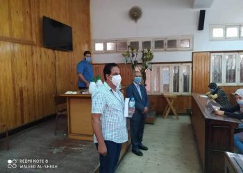 جامعة المنوفية تستقبل ١٢٠ طالب باختبارات القدرات