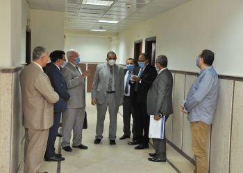 رئيس جامعة كفرالشيخ يستقبل وزير التعليم العالي الأسبق لاعتماد كلية الحقوق