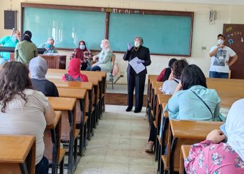 جامعة المنيا تستقبل 502 متقدم لأداء اختبارات القدرات بـ4 كليات بيومها الأول