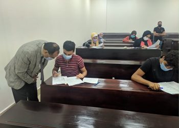 تنسيق الثانوية 2020 رئيس جامعة بني سويف التكنولوجية يتابع إنتظام اختبارات القدرات