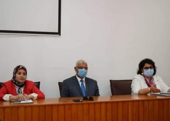 جامعة المنوفية تبحث سبل جذب المزيد من الطلاب الوافدين