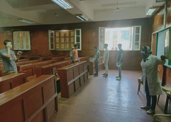 جامعة بنى سويف: بدء توقيع الكشف الطبي على الطلاب الجدد في 7 كليات