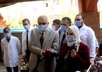 افتتاح مجمع العناية المركزة بجامعة المنصورة