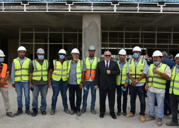 خلال تفقده معهد الأورام الجديد .. الخشت: إنجاز 30 % من أعمال إنشاءات المرحلة الأولى