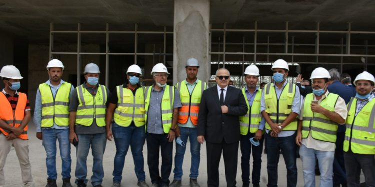 خلال تفقده معهد الأورام الجديد .. الخشت: إنجاز 30 % من أعمال إنشاءات المرحلة الأولى