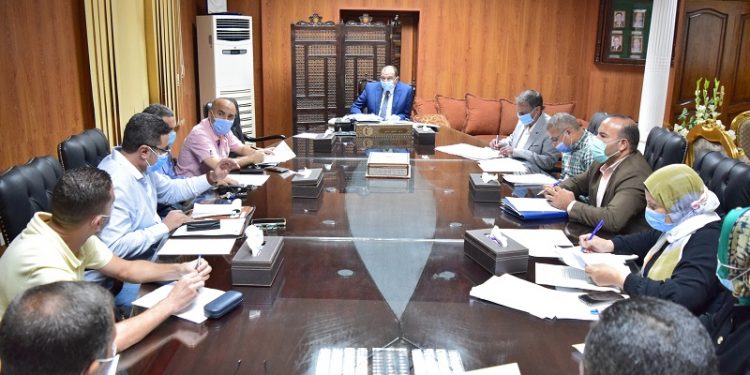 جامعة بني سويف: تنفيذ نظام إطفاء ببعض أقسام المستشفى الجامعي