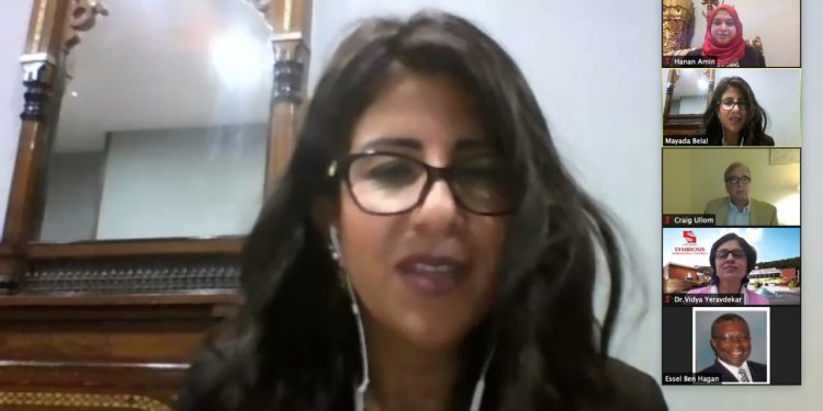 جامعة حلوان تنظم ويبينار دولي لوضع تصور لمستقبل الشراكات الدولية بعد جائحة كورونا