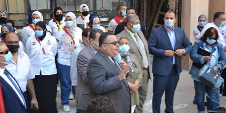 هشام جابر يتفقد كليات جامعة الإسكندرية