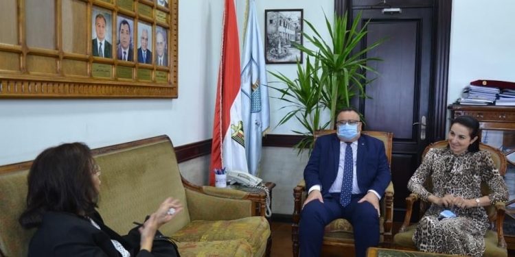 جامعة الإسكندرية تستقبل وفد جامعة أوشن الأمريكية