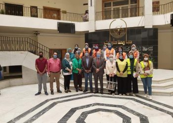 جامعة حلوان تدشن المرحلة الأولى لمشروع تطوير منطقة كفر العلو