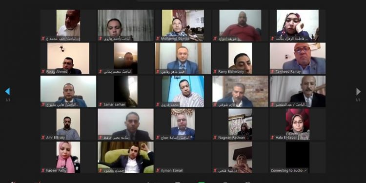 أول مناظرة علمية عن بٌعد لباحثي المعهد القومي للملكية الفكرية