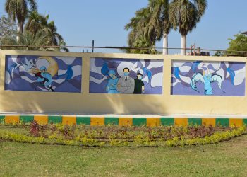 أول حديقة وجدارية لشهداء الجيش الابيض بزراعة عين شمس