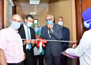 وزير التعليم العالي يفتتح الوحدات التعليمية والتدريبية بطب الأسنان جامعة المنصورة