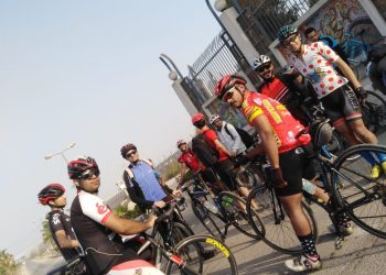 جامعة حلوان تتحدى كوورنا بـ «ماراثون» سباق دراجات هوائية