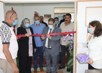 إفتتاح مكتب خدمة أسر الشهداء بجامعة القناة