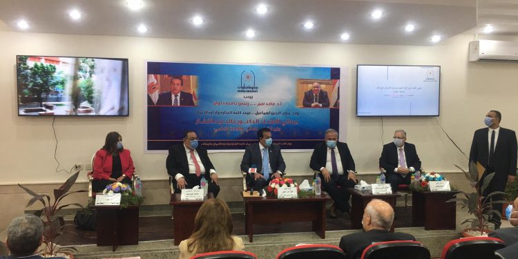 رئيس جامعة حلوان: التكلفة الإجمالية لتطوير كلية التجارة 53 مليون جنيه