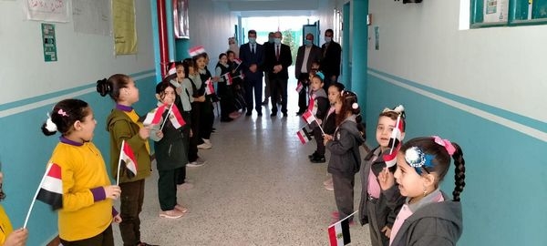 وكيل التعليم بالفيوم يتفقد مدارس يوسف الصديق ويحضر طابور الصباح “صور”