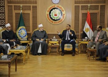 وكيل الأزهر يلتقي محافظ الدقهلية ويفتتحان معهد بهوت بنبروه