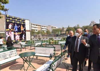 جامعة أسيوط تفتتح النادي الاجتماعي وصالات الأنشطة الطلابية بعد تطويرها