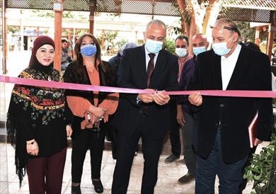 أعمال مميزة في معرض "من وحي الطبيعة" بكلية التربية الفنية جامعة حلوان