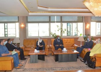 لجنة المشروعات بوزارة التخطيط في ضيافة جامعة الفيوم|صور