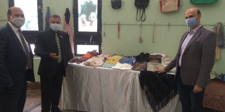 اقتصاد منزلي حلوان تفتتح المعرض السنوي الخيري