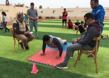 فعاليات تقييم الإدارات للياقة البدنية بالقليوبية