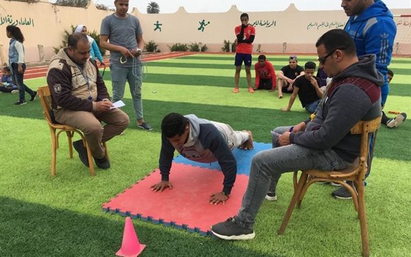 فعاليات تقييم الإدارات للياقة البدنية بالقليوبية