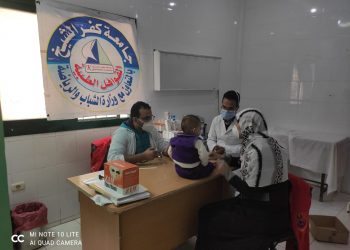 جامعة كفرالشيخ تطلق قافلة طبية متكاملة لقرية برج مغيزل