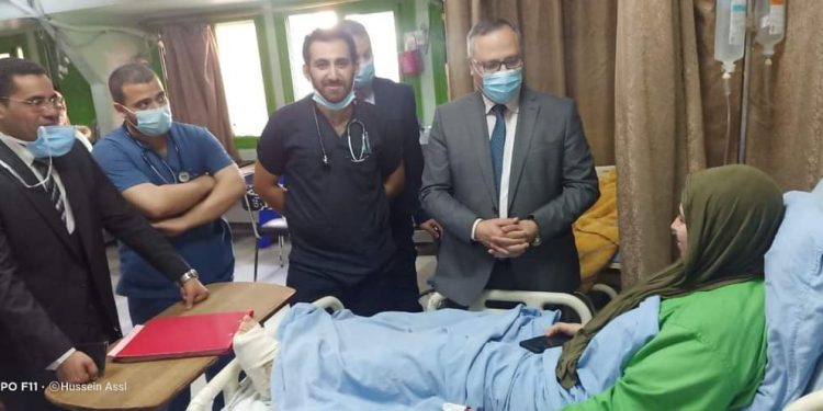 تحسن حالة طالبة الأزهر التى تعرضت لحادث سير
