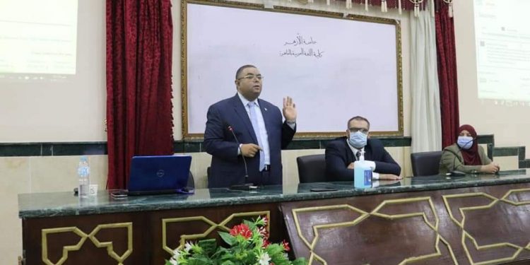 دورة تدريبية حول أساسيات كتابة الأبحاث العلمية بالكليات العربية والشرعية بجامعة الأزهر