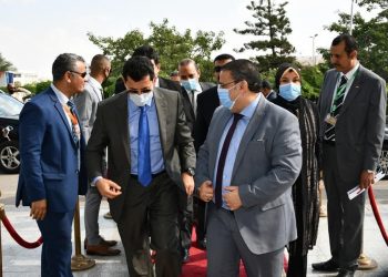 أشرف صبحى يشارك في الإمتحانات التأهيلية للدكتوراه بتربية رياضية قناة السويس