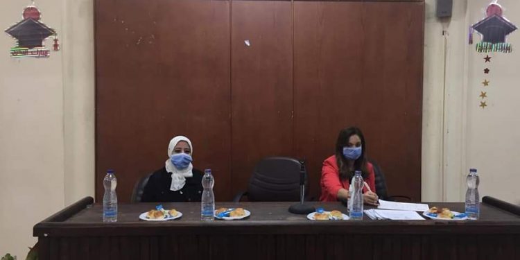 تصميم المقررات الالكترونية ورشة عمل بتربية حلوان