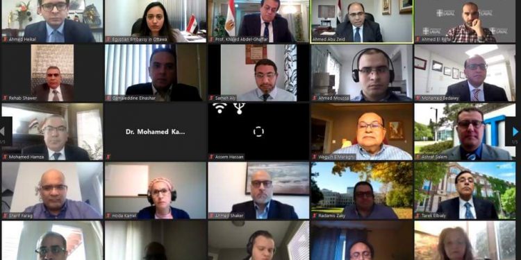 عبد الغفار يطالب العلماء المصريين بكندا بالمشاركة في تطوير المناهج بالجامعات الحكومية