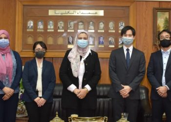 ألسن عين شمس تستقبل وفد مؤسسة اليابان بالقاهرة