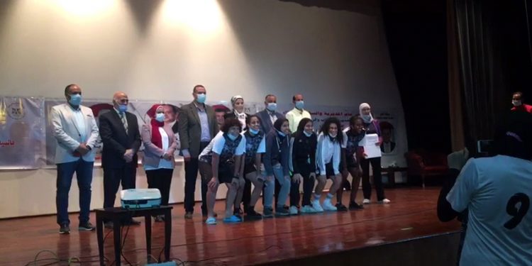 جامعة حلوان الأولى في منافسات أولمبياد الفتاة الجامعية بالأقصر