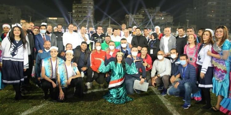 وزراء الشباب والإنتاج الحربي والتعليم العالي يفتتحون دوري الوزارات الأول تحت شعار "مصر أولا ..لا للتعصب"