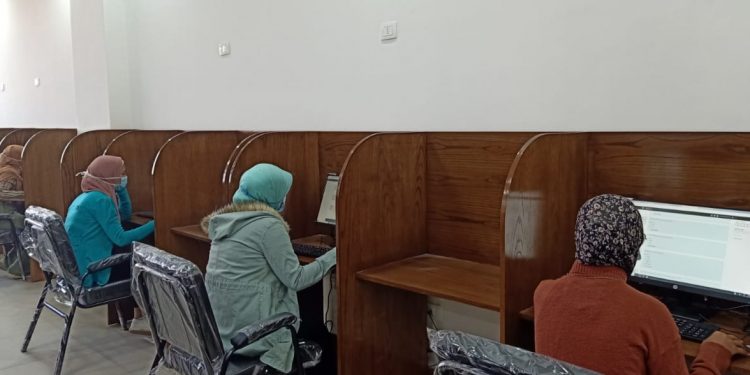 جامعة بنها: الانتهاء من التجهيزات اللازمة لمركز الاختبارات المركزية