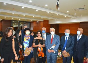 وزيرا التعليم والثقافة يفتتحان عدد من المشروعات التعليمية بأكاديمية الفنون "صور