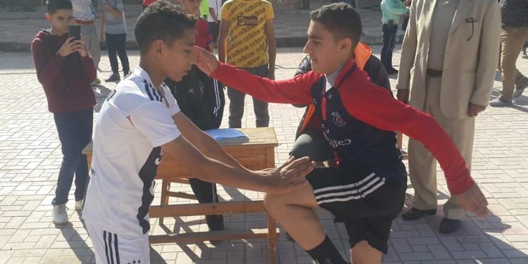 بدء فعاليات المشروع القومي لرفع كفاءة اللياقة البدنية لطلاب مدارس دمياط "صور"