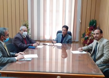 جامعة بنها تبحث أليات التعاون العلمي المشترك مع المعامل المركزية للرصد البيئي