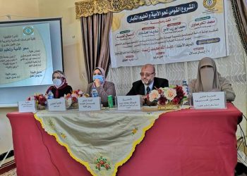 طالبات الدراسات الإسلامية بدمنهور يشاركن في حملة محو الأمية بالبحيرة