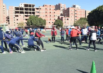 تحت شعار "كوني قوية..مستعدة" معسكر رياضي لمناهضة العنف ضد المرأة بجامعة سوهاج