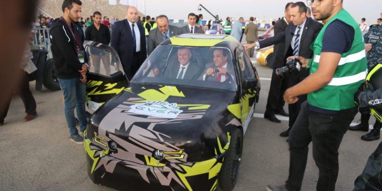 هندسة حلوان تحصد المركز الثاني فى مسابقة رالي للسيارات الكهربائية